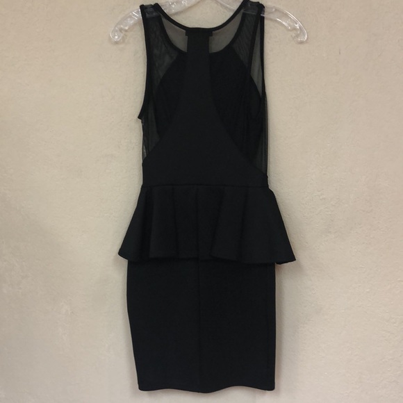 Cameo womans black & mesh plenium dress size small - Picture 8 of 8